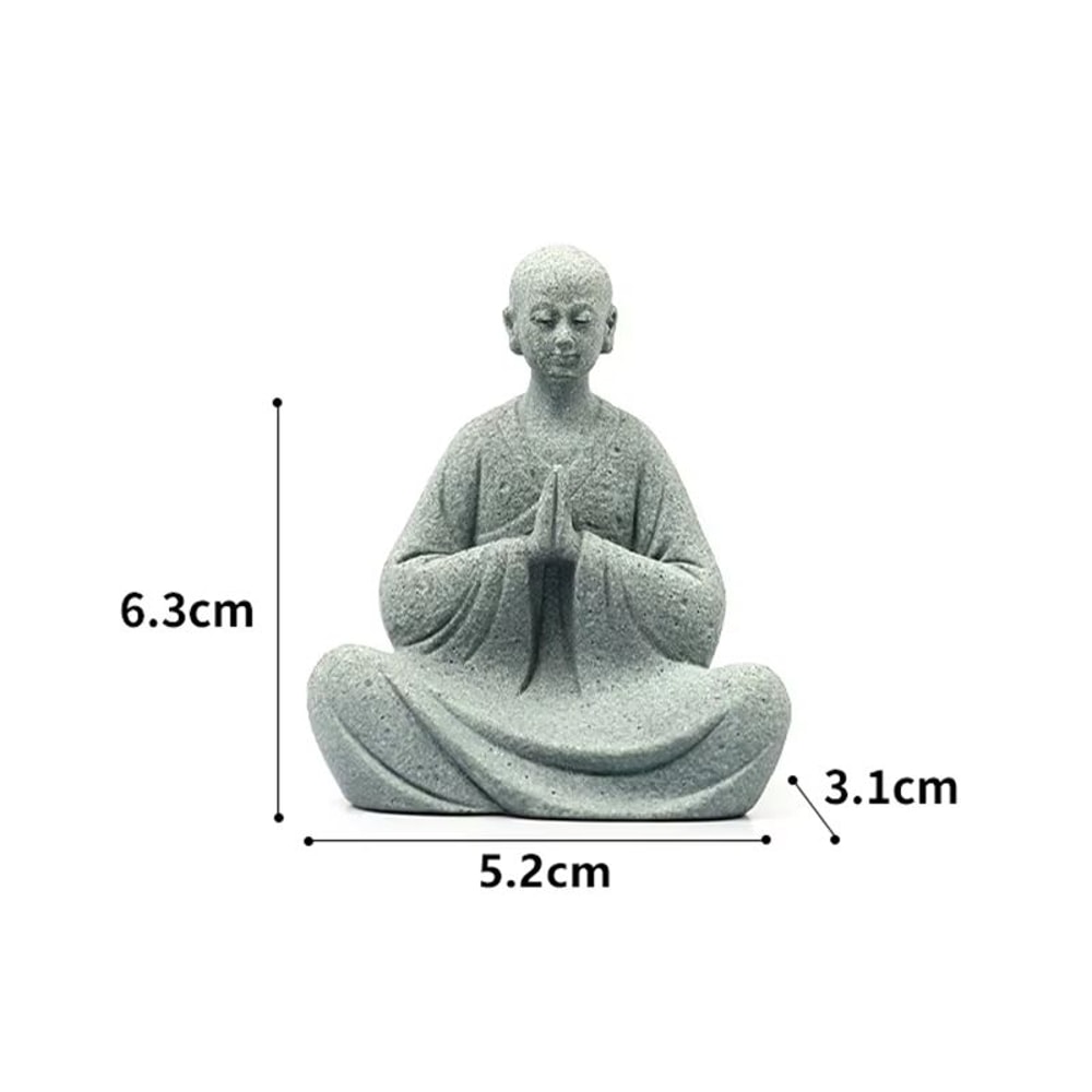 Wishing Monk Zen Garden Decor Set For Aquarium And Miniature Landscape Styling 8