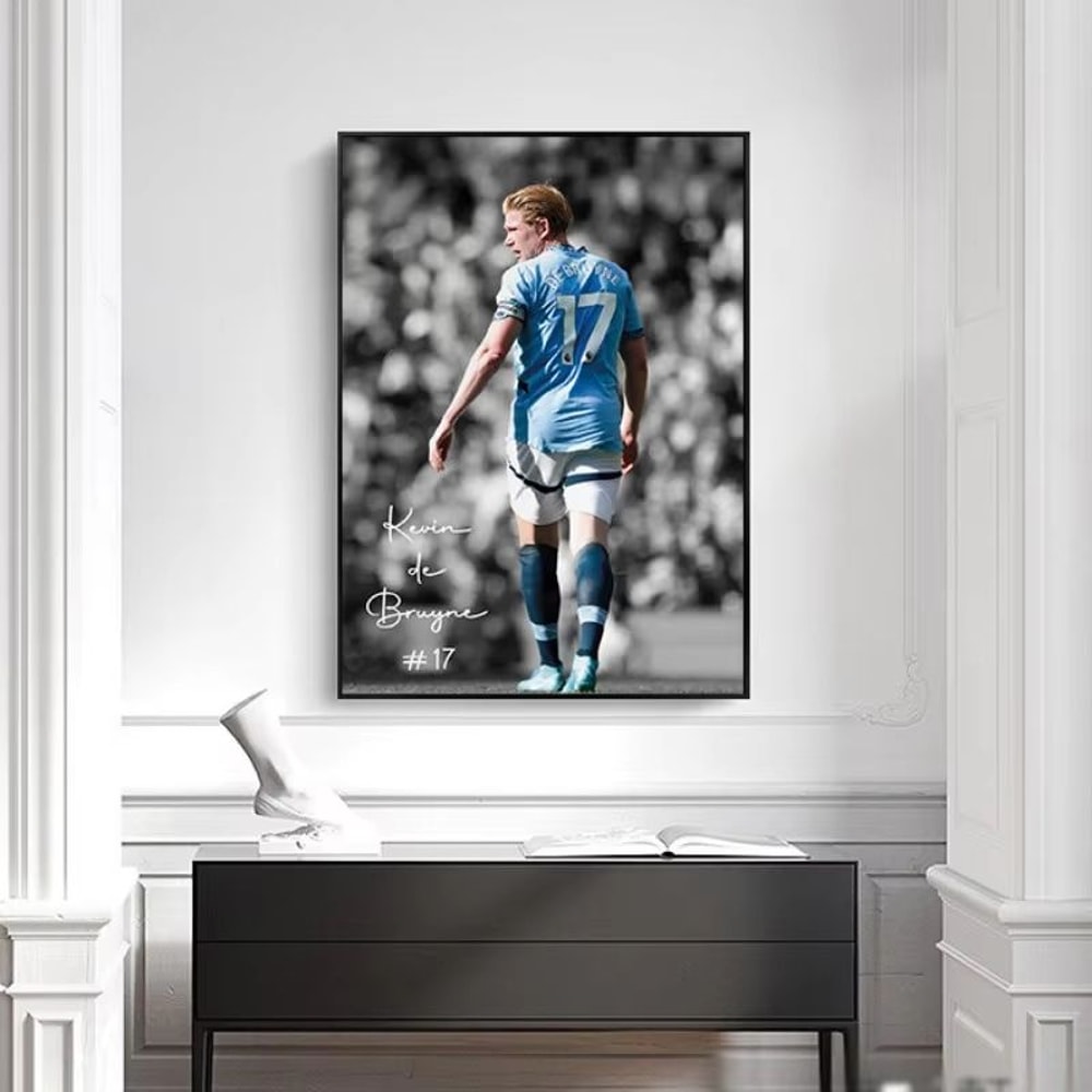 Famous Soccer Player Canvas Poster Wall Art For Modern Sports Room Decor 1