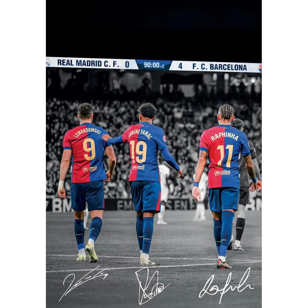 Famous Soccer Player Canvas Poster Wall Art For Modern Sports Room Decor 7