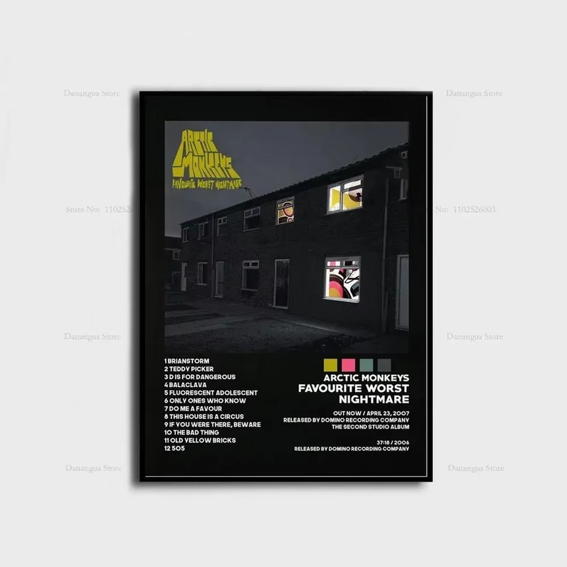 Arctic Monkeys Album Cover Canvas Poster Wall Art For Room Decor 10