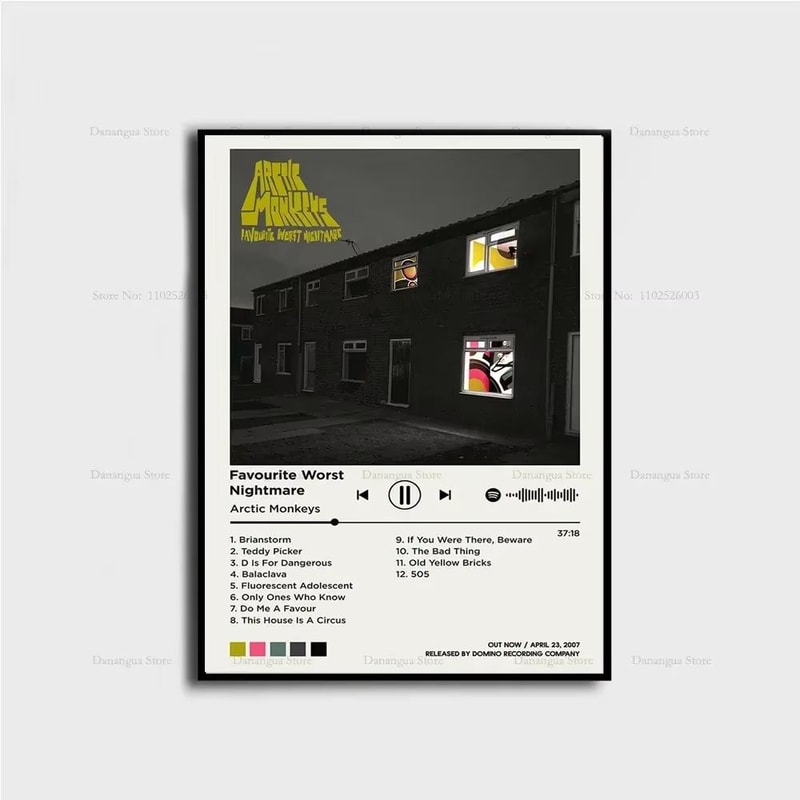 Arctic Monkeys Album Cover Canvas Poster Wall Art For Room Decor 13