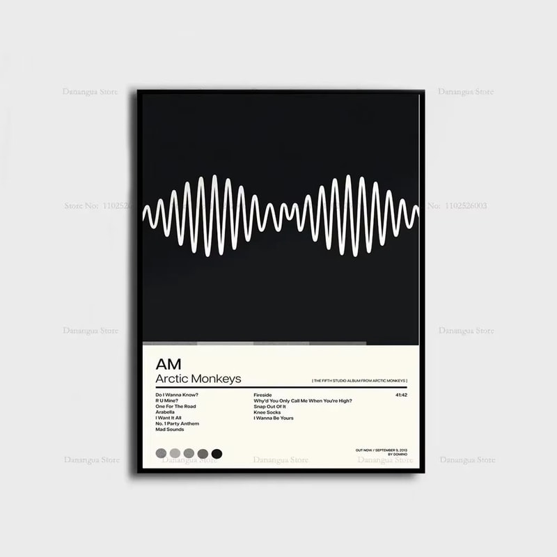 Arctic Monkeys Album Cover Canvas Poster Wall Art For Room Decor 6