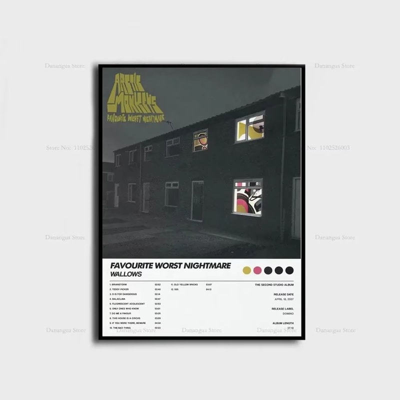Arctic Monkeys Album Cover Canvas Poster Wall Art For Room Decor 16
