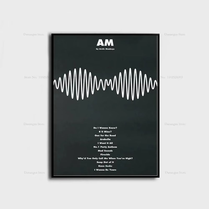 Arctic Monkeys Album Cover Canvas Poster Wall Art For Room Decor 17