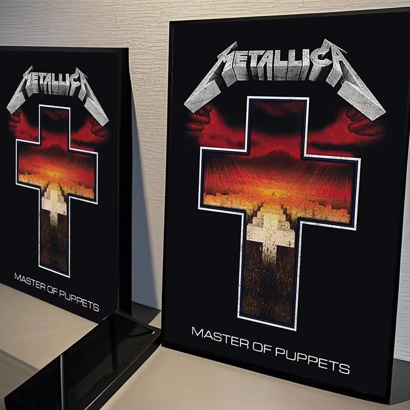 Metallica Classic Band Poster Canvas Wall Art For Living Room Decor 15