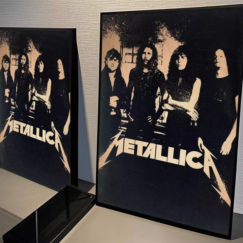 Metallica Classic Band Poster Canvas Wall Art For Living Room Decor 6