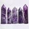 Natural Crystal Wand Rose Quartz And Amethyst Point For Reiki Healing And Home Decor 17