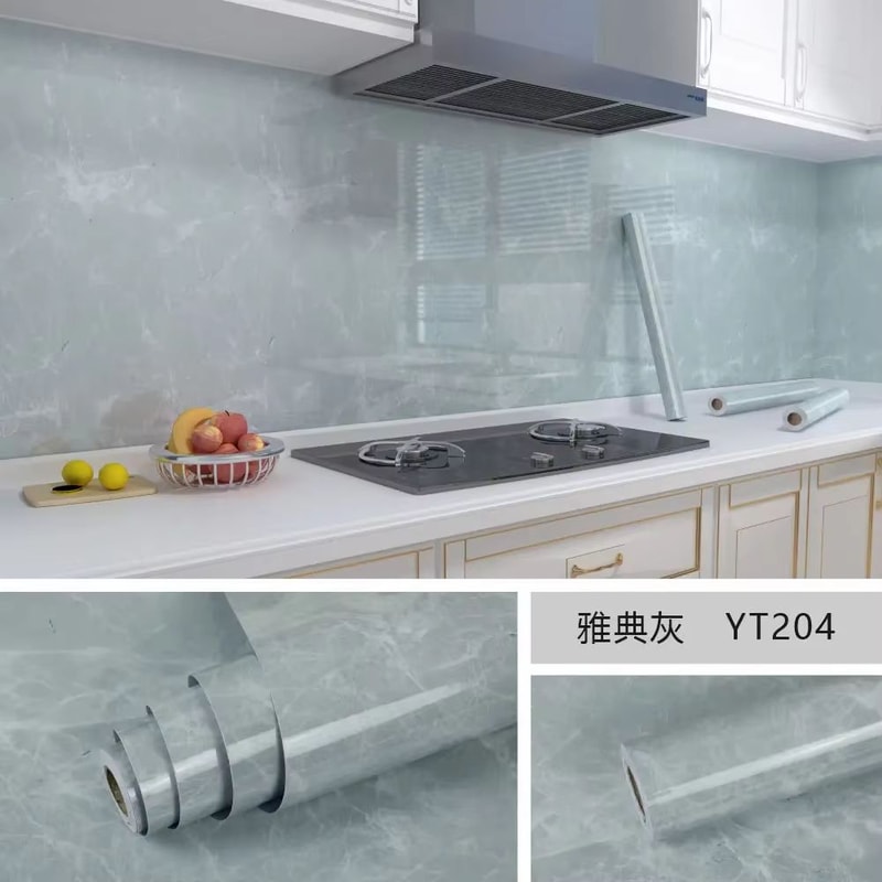 Marble Peel And Stick Wallpaper Waterproof Self Adhesive Kitchen Wall Sticker Roll 22
