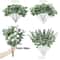 Silver Dollar Artificial Eucalyptus Stems Bundle For Wedding Decor And Home Styling 8