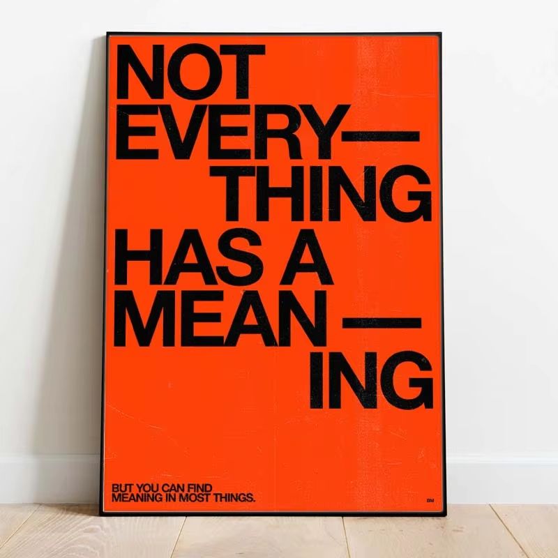 Modern Inspirational Quotes Canvas Wall Art Poster For Stylish Home Decor 11