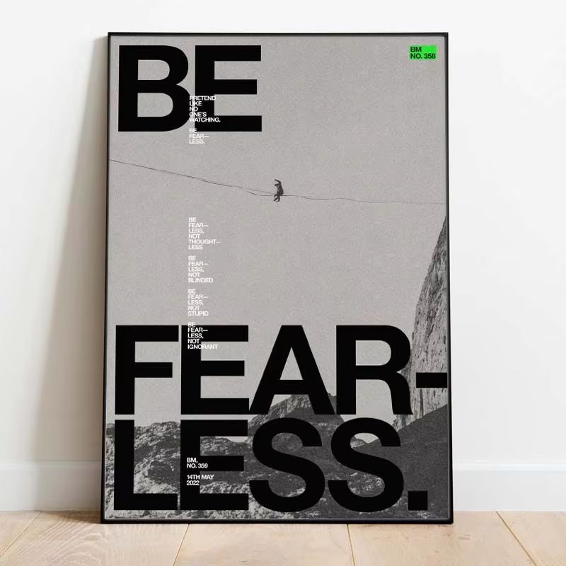 Modern Inspirational Quotes Canvas Wall Art Poster For Stylish Home Decor 13