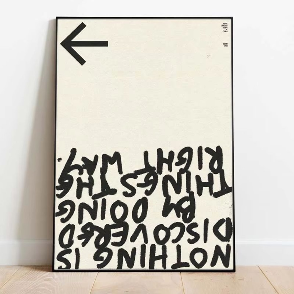 Modern Inspirational Quotes Canvas Wall Art Poster For Stylish Home Decor 24