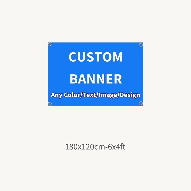 Custom Polyester Banner With Grommets For Indoor And Outdoor Decor 10