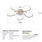 Modern Gold Chrome LED Chandelier Ceiling Light Fixture 7