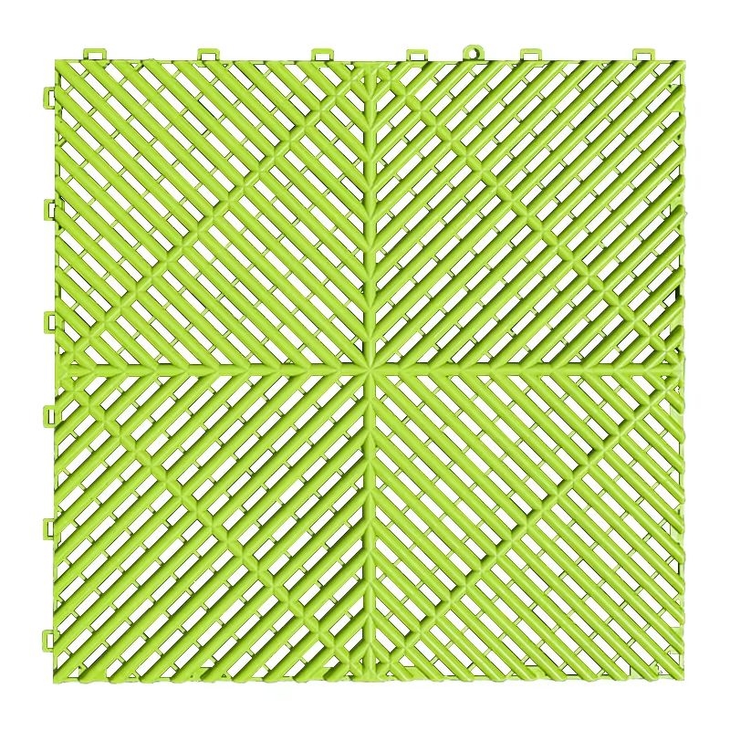 Interlocking Garage Floor Tiles Vented Modular Flooring System 13