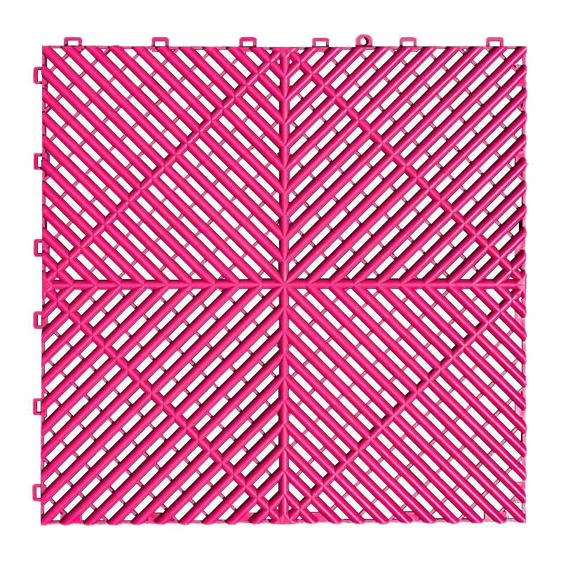 Interlocking Garage Floor Tiles Vented Modular Flooring System 17