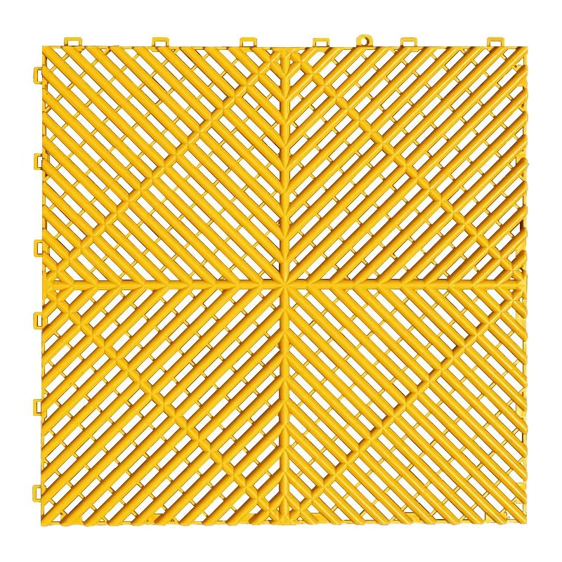 Interlocking Garage Floor Tiles Vented Modular Flooring System 7
