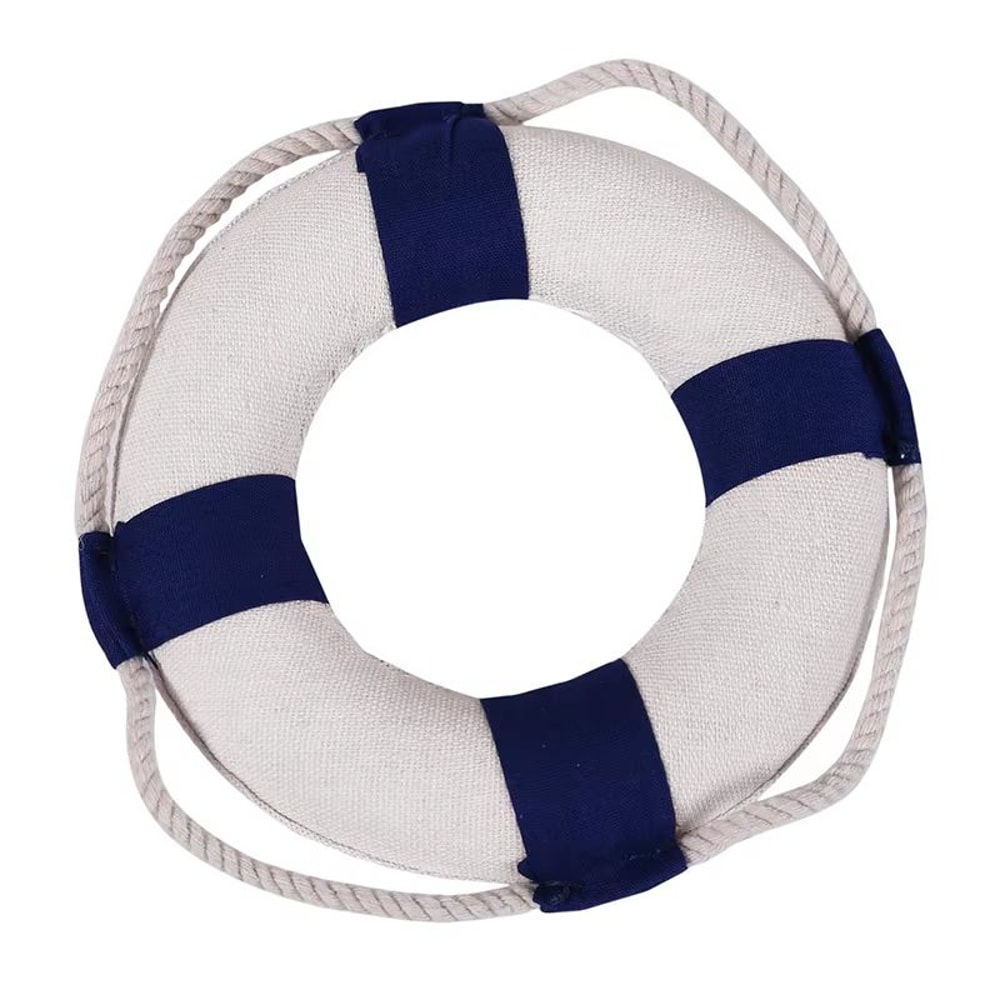 Mediterranean Lifebuoy Wall Decor Nautical Hanging Ornament 3