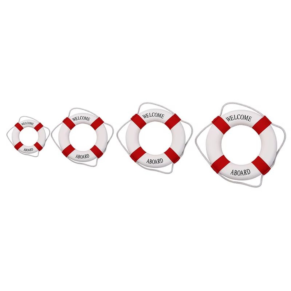 Mediterranean Lifebuoy Wall Decor Nautical Hanging Ornament 5