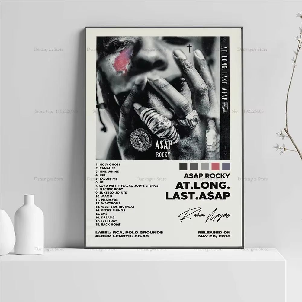 ASAP Rocky Testing Album Cover Canvas Poster Aesthetic Wall Art 3