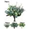 Artificial Eucalyptus Bouquet Set Faux Greenery Stems For Home And Event Decor 5