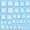 Reusable Snowflake Window Stickers Merry Christmas Wall Decals Winter Holiday Decor 3