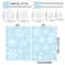 Reusable Snowflake Window Stickers Merry Christmas Wall Decals Winter Holiday Decor 6