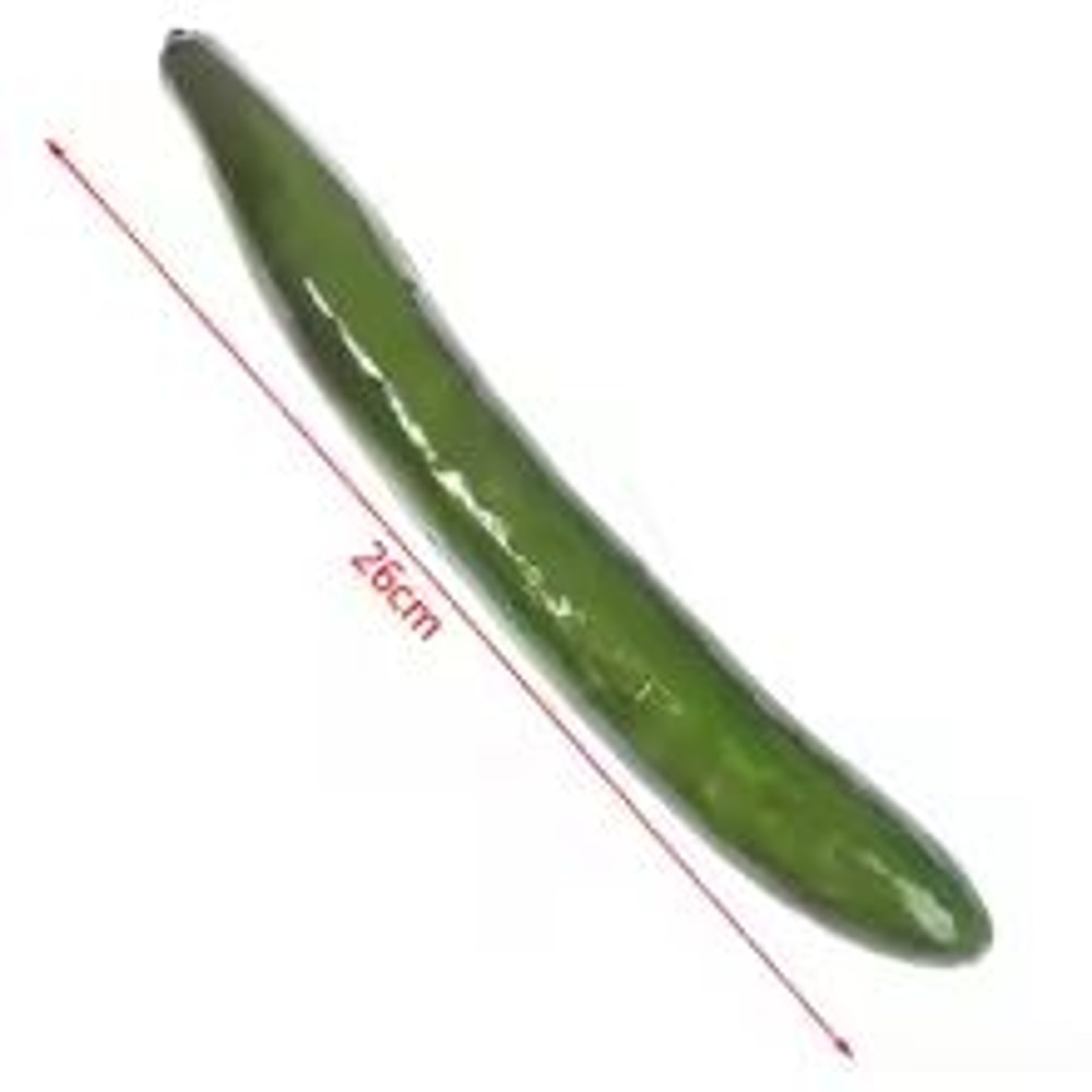 3 Pcs Lifelike Artificial Cucumber Decor Realistic Kitchen Display Props 0