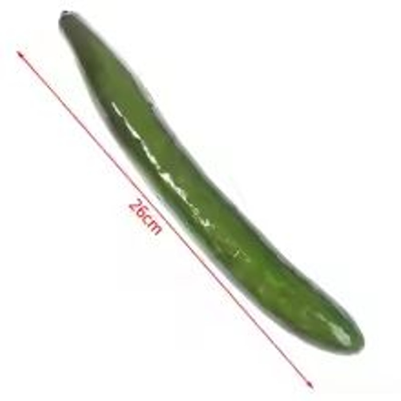 3 Pcs Lifelike Artificial Cucumber Decor Realistic Kitchen Display Props 0