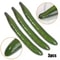 3 Pcs Lifelike Artificial Cucumber Decor Realistic Kitchen Display Props 2
