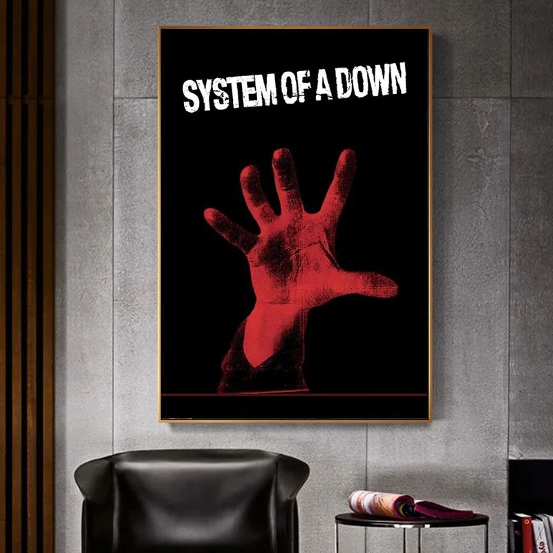System Of A Down Canvas Poster Set Heavy Metal Album Wall Art Decor 3