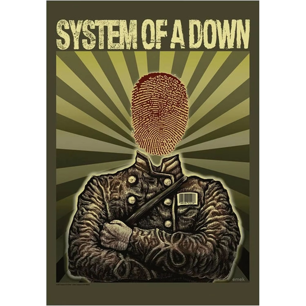 System Of A Down Canvas Poster Set Heavy Metal Album Wall Art Decor 10
