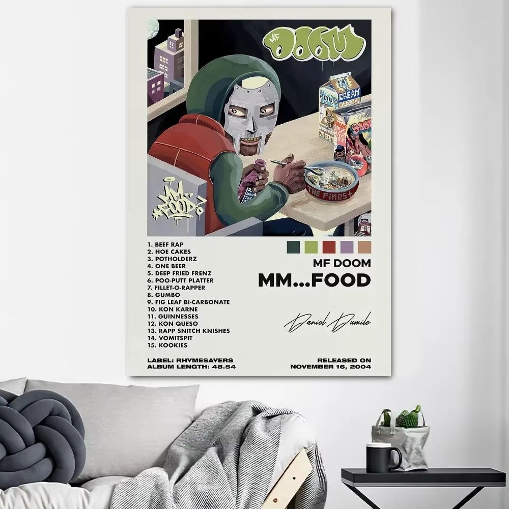 MF DOOM Album Cover Canvas Wall Art Poster For Music Lovers Room Decor 10