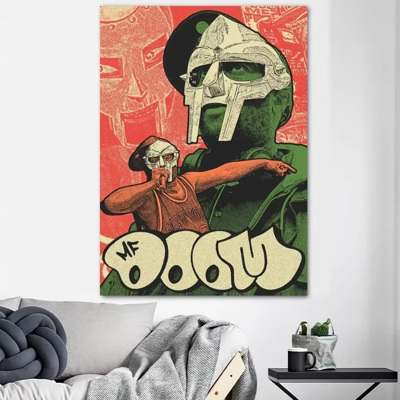 MF DOOM Album Cover Canvas Wall Art Poster For Music Lovers Room Decor 1
