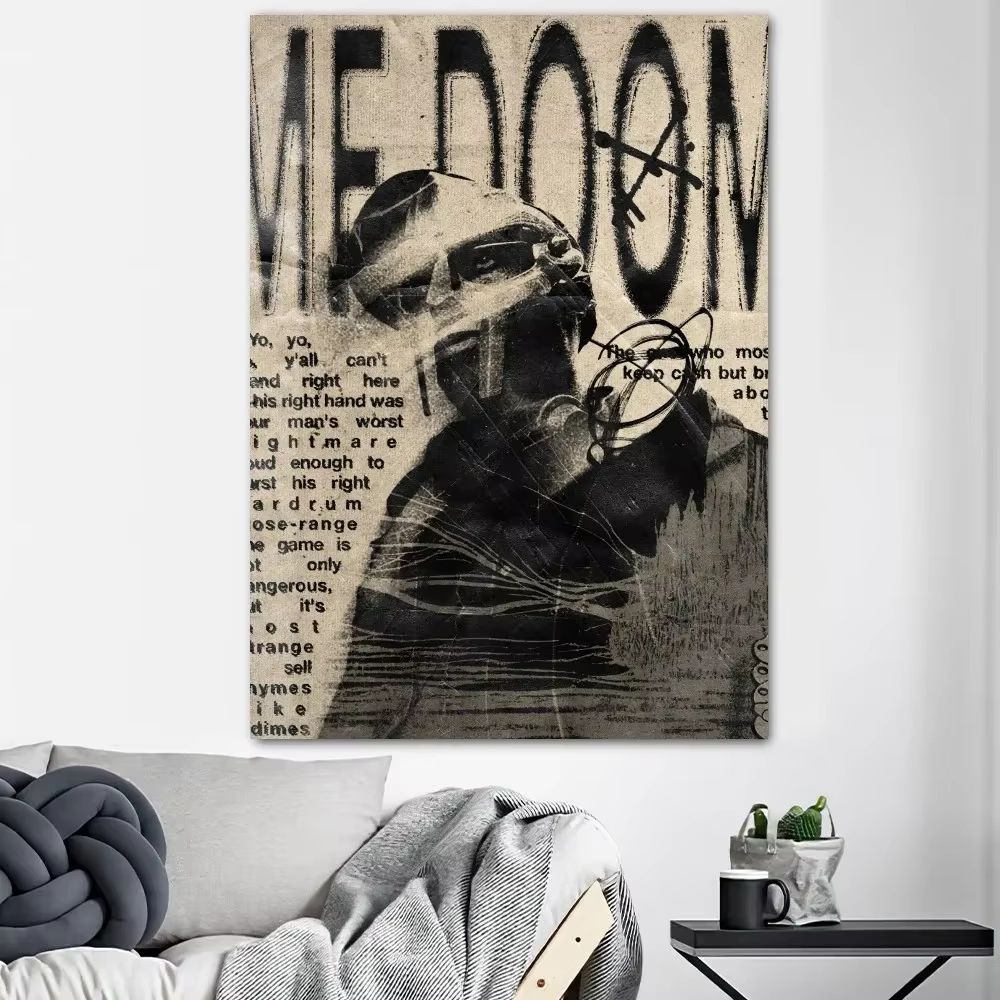 MF DOOM Album Cover Canvas Wall Art Poster For Music Lovers Room Decor 5