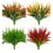 UV Resistant Artificial Outdoor Plants Set Tall Grass Tropical Faux Greenery Decor 0