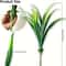 UV Resistant Artificial Outdoor Plants Set Tall Grass Tropical Faux Greenery Decor 13