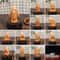 Cute Little Monk Resin Statue Mini Buddha Figurine Zen Desk Decor 1