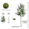 Minimalist Artificial Olive Tree Branch 4771in Faux Olive Leaves Modern Home Decor 6