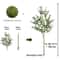 Minimalist Artificial Olive Tree Branch 4771in Faux Olive Leaves Modern Home Decor 7