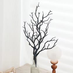 rustic antler style artificial branch decor faux winter twig arrangement