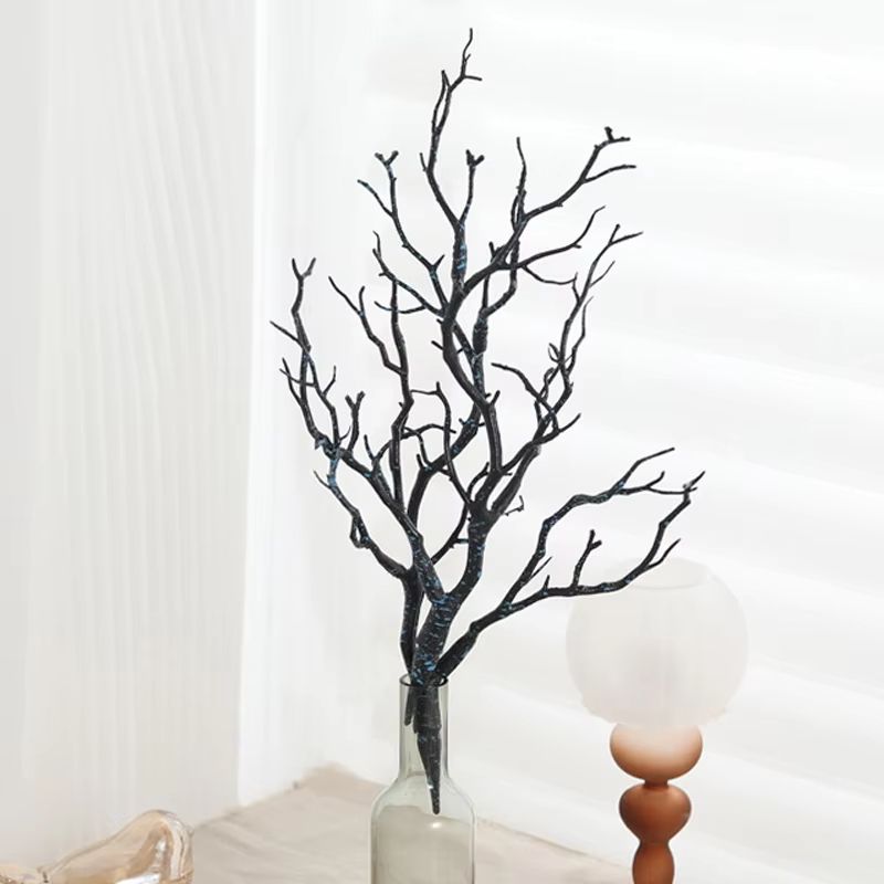 Rustic Antler Style Artificial Branch Decor Faux Winter Twig Arrangement 0