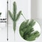 20PCS Artificial Pine Needle Branches Green Christmas DIY Garland Decor Stems 7
