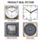 8Inch Silent Quartz Wall Clock Minimalist NonTicking Home Decor For Living Room Kitchen Bedroom 2