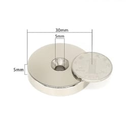 n52 countersunk neodymium magnet 30mm heavy duty screw mount disc (20pcs set)