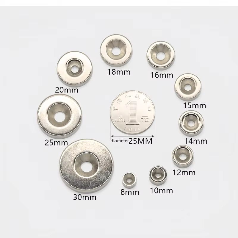 N52 Countersunk Neodymium Magnet 30mm Heavy Duty Screw Mount Disc 20PCS Set 3
