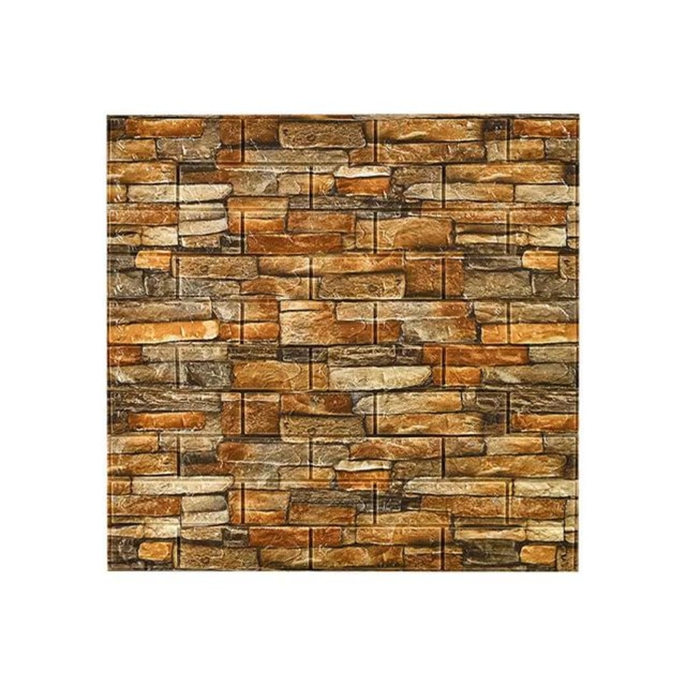 3D Brick Wall Sticker Panels Self Adhesive Foam Wallpaper 2756x3031in DIY Home Decor Set 18