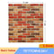 3D Brick Wall Sticker Panels Self Adhesive Foam Wallpaper 2756x3031in DIY Home Decor Set 24