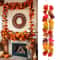Artificial Maple Leaf Garland For Autumn Home Wedding Fireplace Decor 1