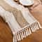 Boho Macrame Table Runner With Tassels For Farmhouse Dining Home Decor 1